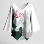 Algerian 1954 Revolution Anniversary Kimono Sleeve Blouse