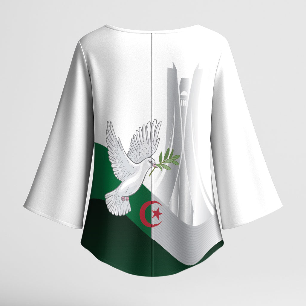 Algerian 1954 Revolution Anniversary Kimono Sleeve Blouse
