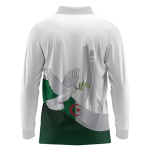 Algerian 1954 Revolution Anniversary Long Sleeve Polo Shirt