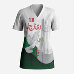 Algerian 1954 Revolution Anniversary Scrub Top