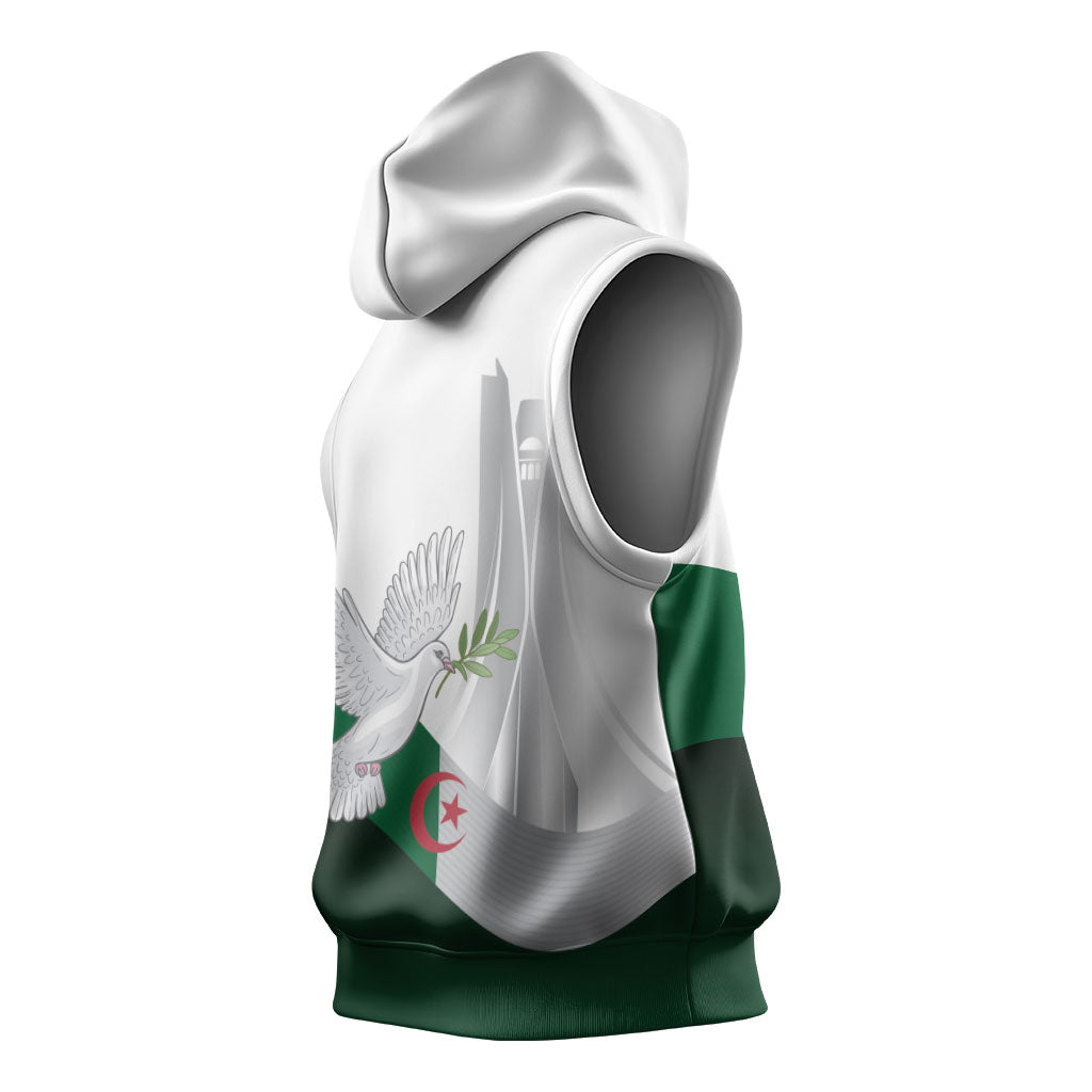 Algerian 1954 Revolution Anniversary Sleeveless Hoodie