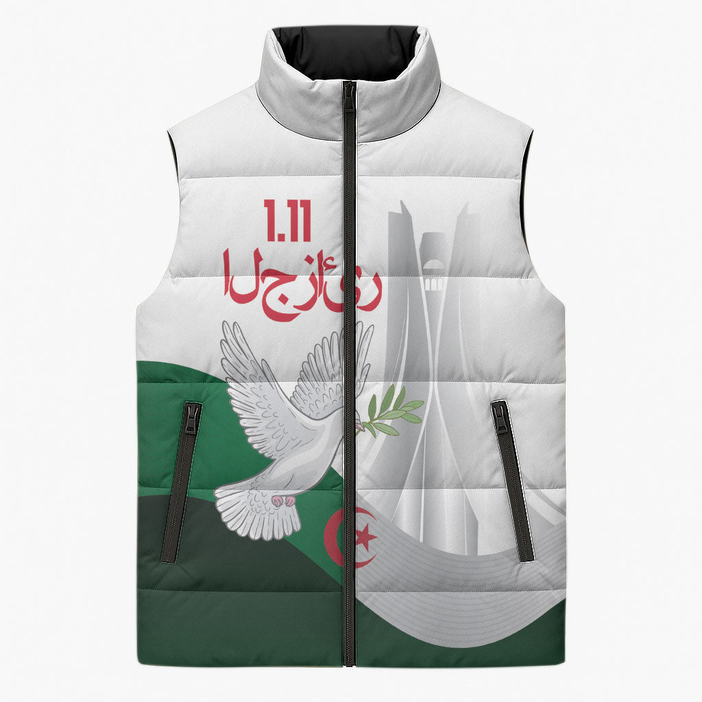 Algerian 1954 Revolution Anniversary Sleeveless Puffer Jacket