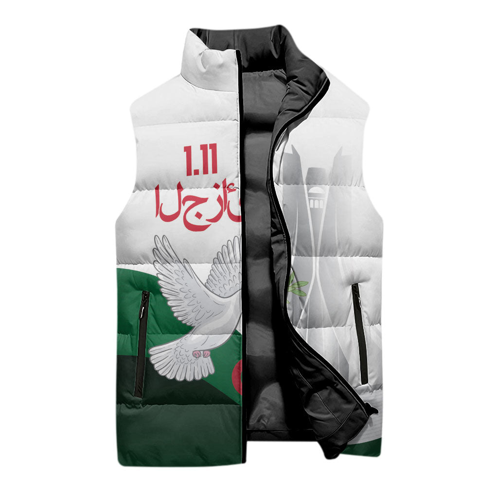Algerian 1954 Revolution Anniversary Sleeveless Puffer Jacket