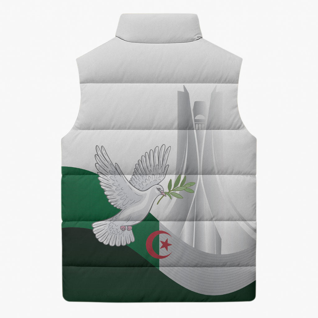 Algerian 1954 Revolution Anniversary Sleeveless Puffer Jacket