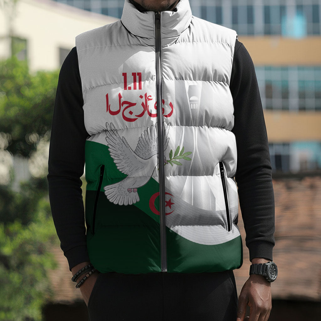 Algerian 1954 Revolution Anniversary Sleeveless Puffer Jacket