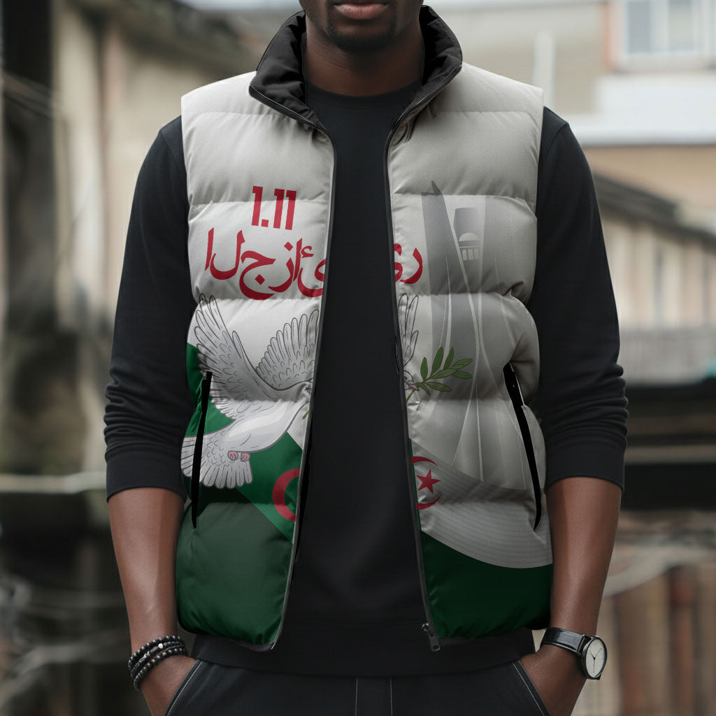 Algerian 1954 Revolution Anniversary Sleeveless Puffer Jacket