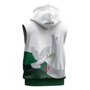 Algerian 1954 Revolution Anniversary Sleeveless Zip Hoodie