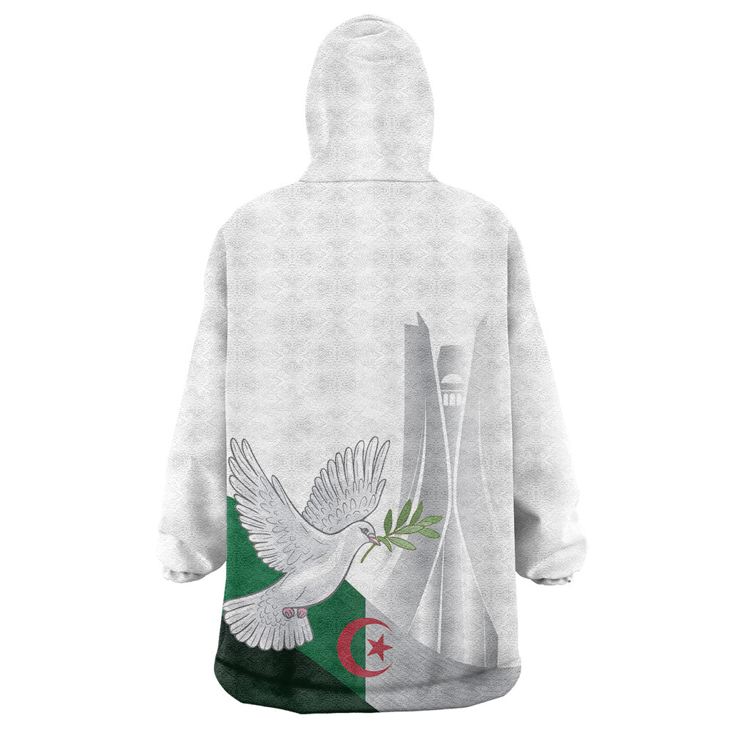 Algerian 1954 Revolution Anniversary Wearable Blanket Hoodie