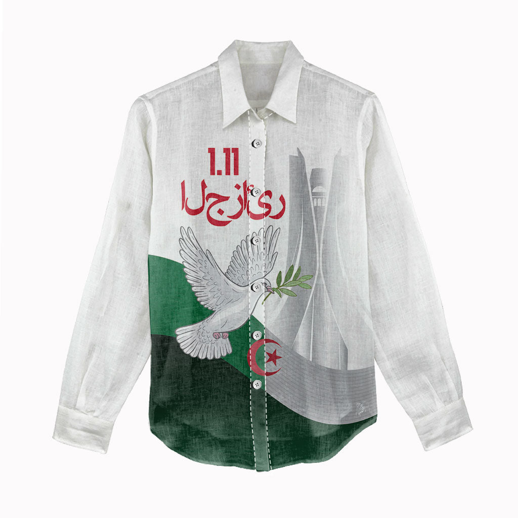 Algerian 1954 Revolution Anniversary Women Casual Shirt
