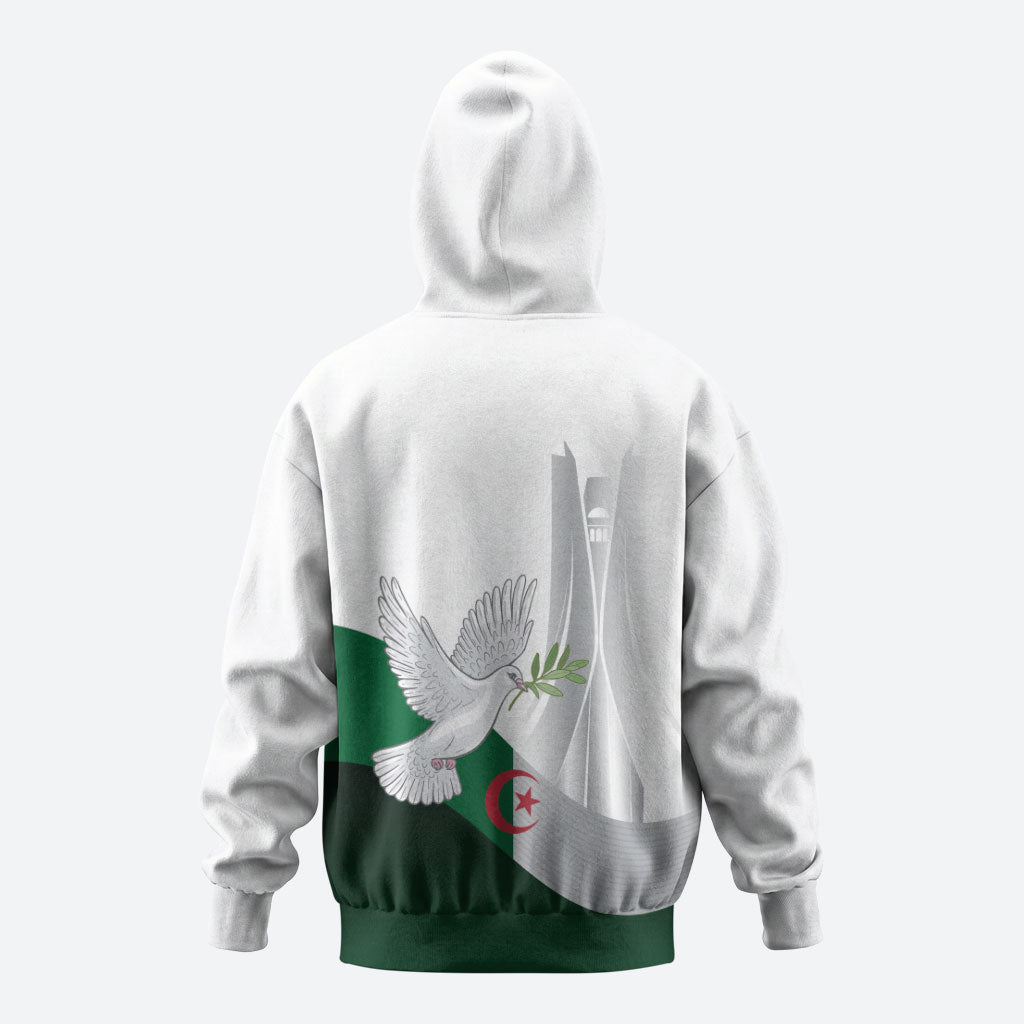 Algerian 1954 Revolution Anniversary Zip Hoodie