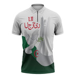 Algerian 1954 Revolution Anniversary Zipper Polo Shirt