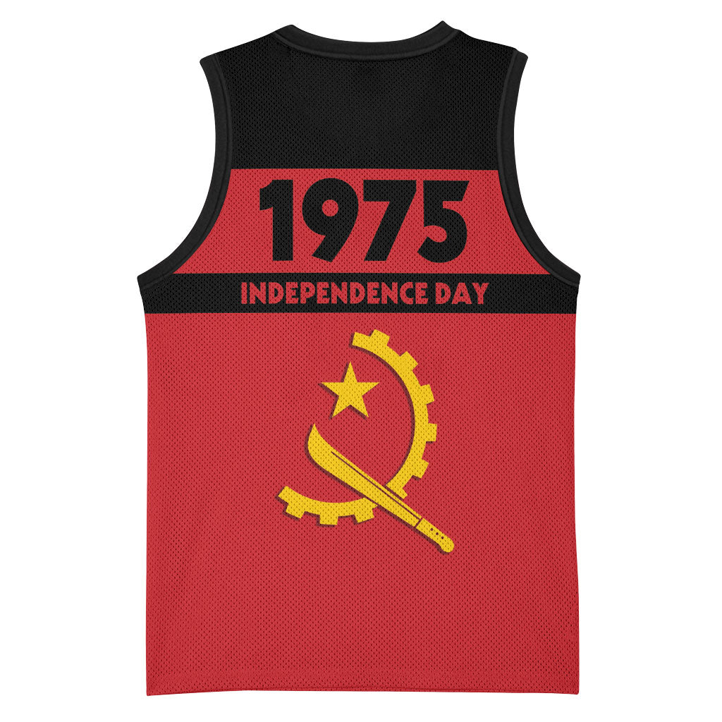 Angola Independence Day 1975 Basketball Jersey