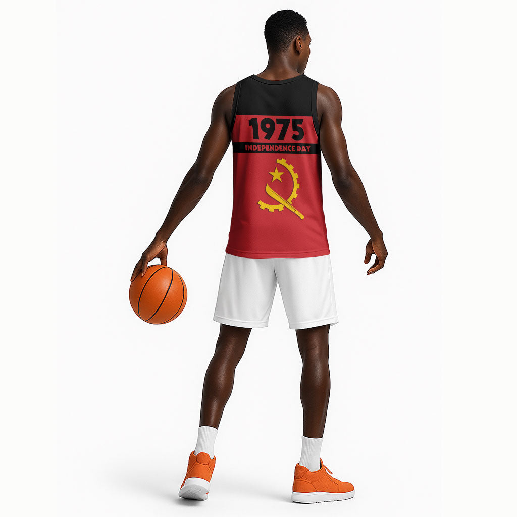Angola Independence Day 1975 Basketball Jersey