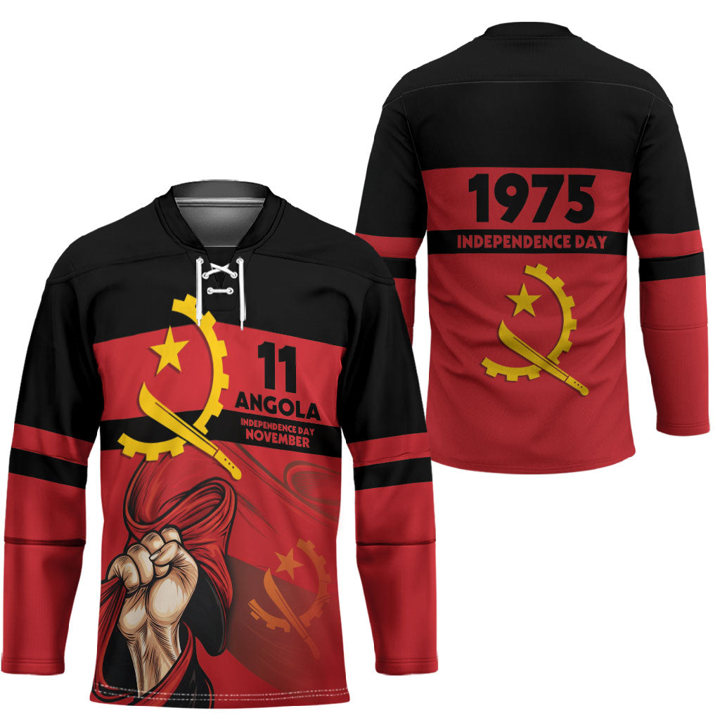 Angola Independence Day 1975 Hockey Jersey
