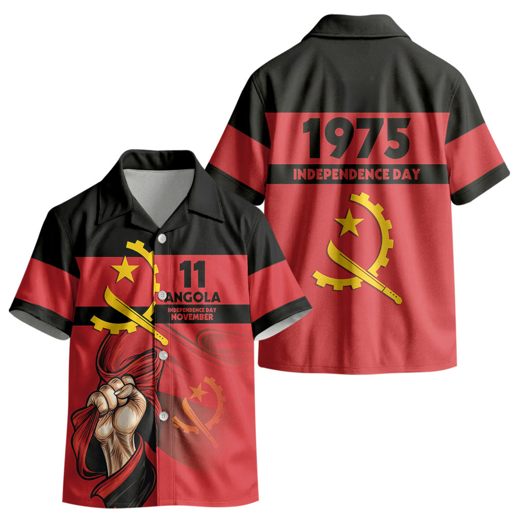 Angola Independence Day 1975 Kid Hawaiian Shirt