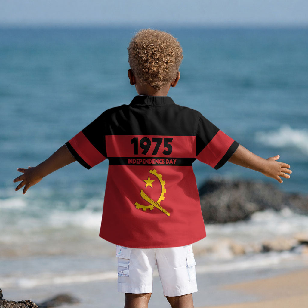 Angola Independence Day 1975 Kid Hawaiian Shirt