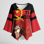 Angola Independence Day 1975 Kimono Sleeve Blouse