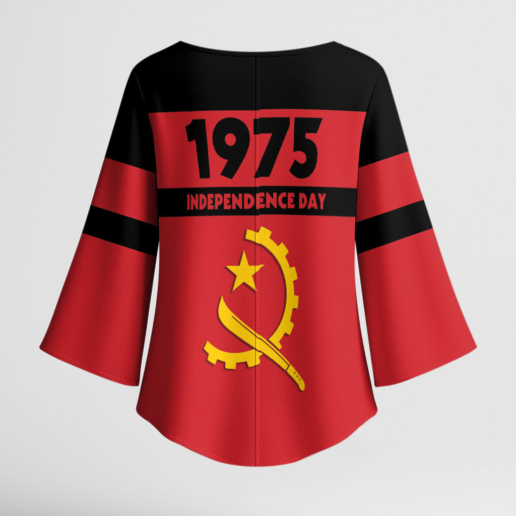 Angola Independence Day 1975 Kimono Sleeve Blouse