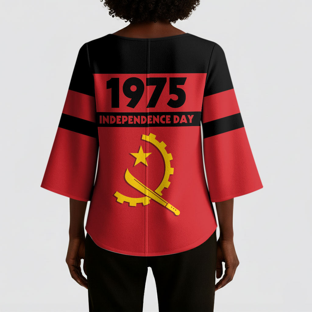 Angola Independence Day 1975 Kimono Sleeve Blouse