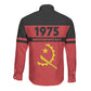 Angola Independence Day 1975 Long Sleeve Button Shirt