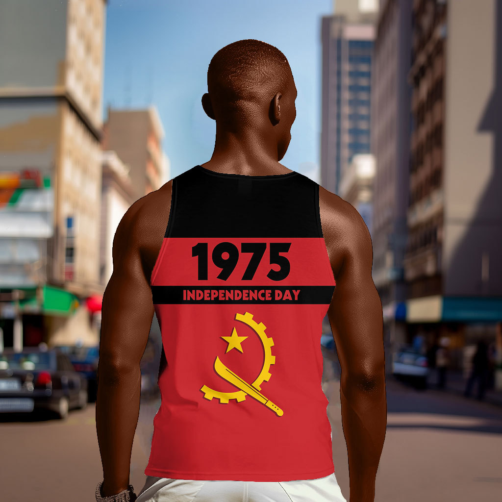 Angola Independence Day 1975 Men Tank Top