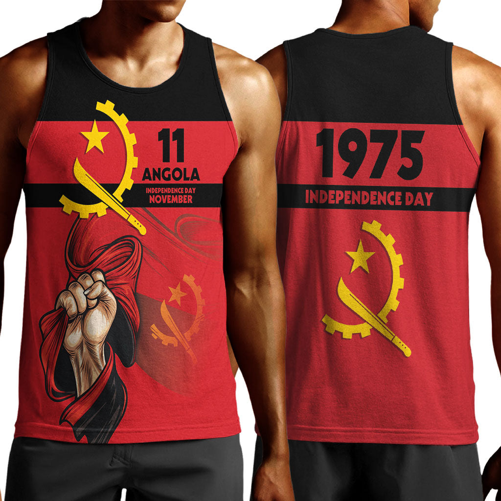 Angola Independence Day 1975 Men Tank Top