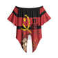 Angola Independence Day 1975 Off Shoulder Wrap Waist Top