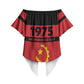 Angola Independence Day 1975 Off Shoulder Wrap Waist Top