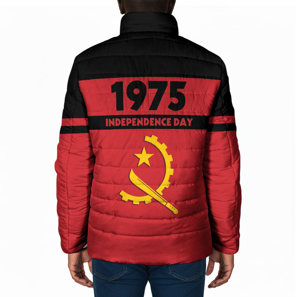 Angola Independence Day 1975 Padded Jacket
