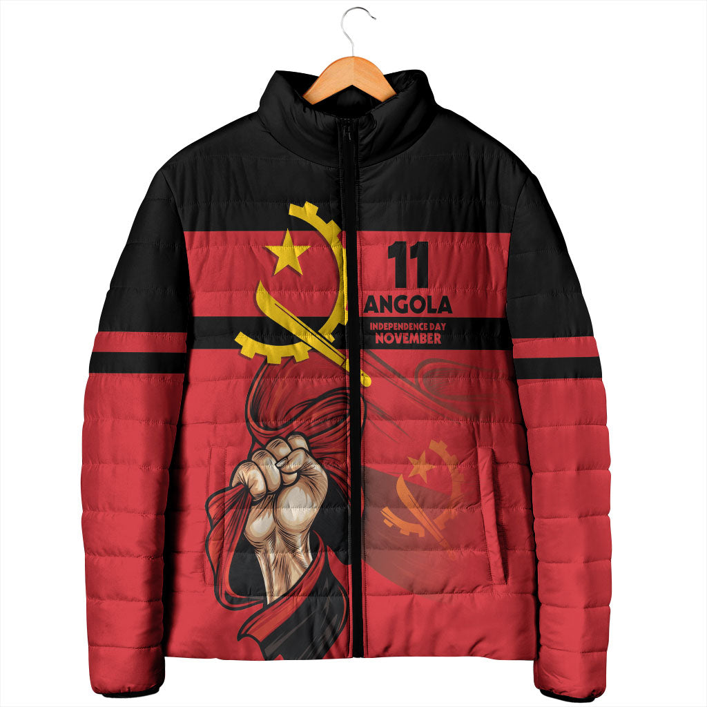 Angola Independence Day 1975 Padded Jacket