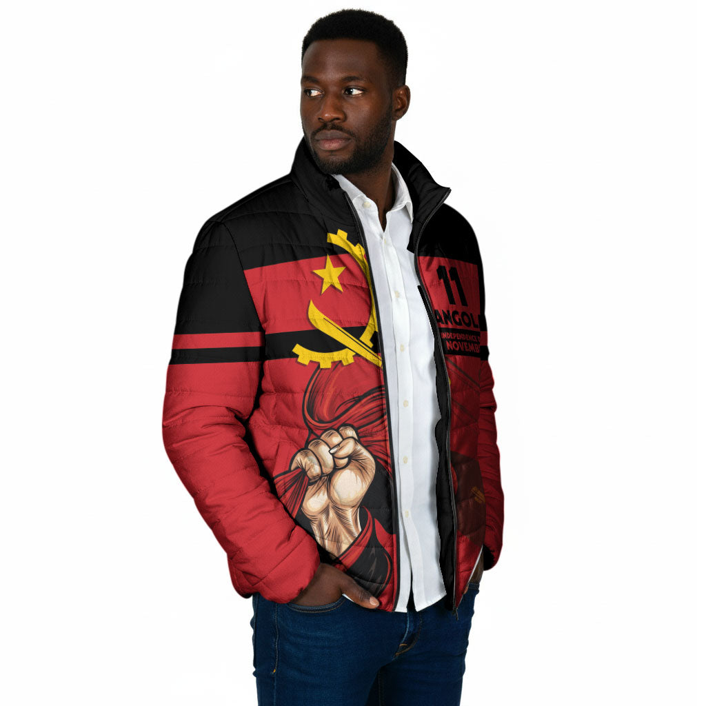 Angola Independence Day 1975 Padded Jacket