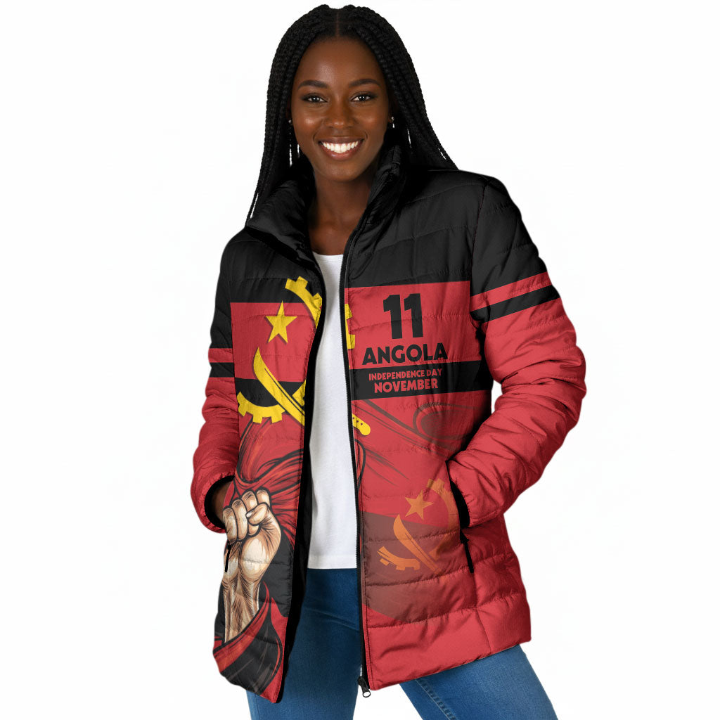 Angola Independence Day 1975 Padded Jacket