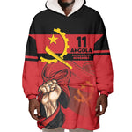 Angola Independence Day 1975 Wearable Blanket Hoodie