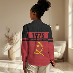 Angola Independence Day 1975 Women Casual Shirt