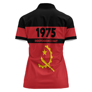 Angola Independence Day 1975 Women Polo Shirt