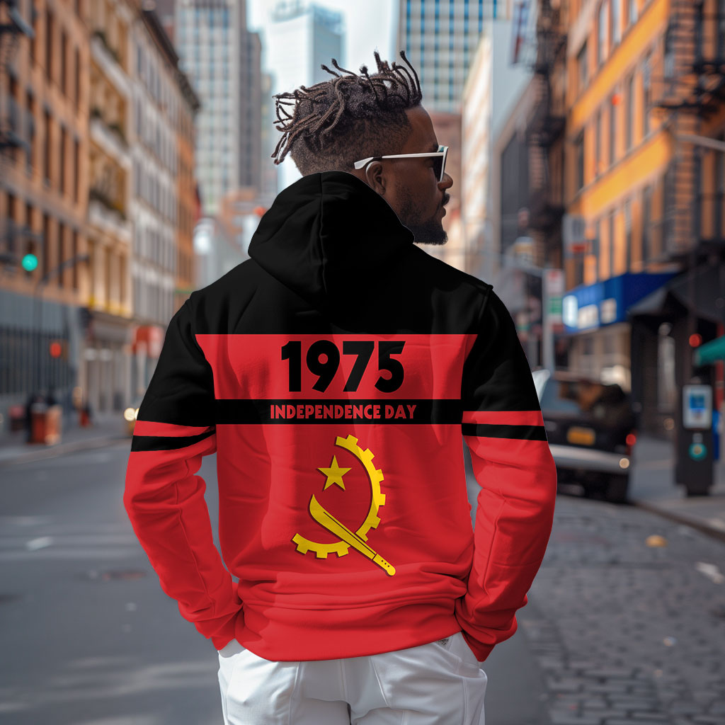 Angola Independence Day 1975 Zip Hoodie