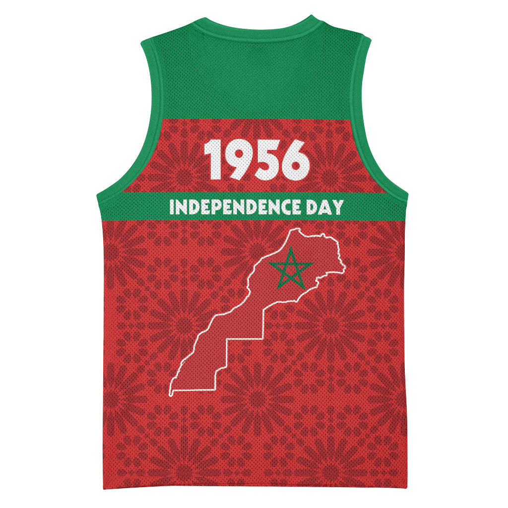 Morocco Independence Day 1956 Basketball Jersey