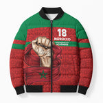 Morocco Independence Day 1956 Bomber Puffer Jacket