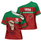 Morocco Independence Day 1956 Cross Shoulder Shirt