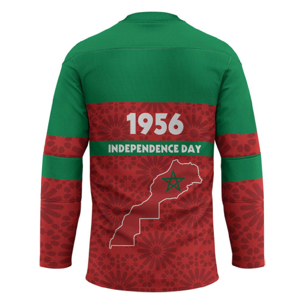Morocco Independence Day 1956 Hockey Jersey