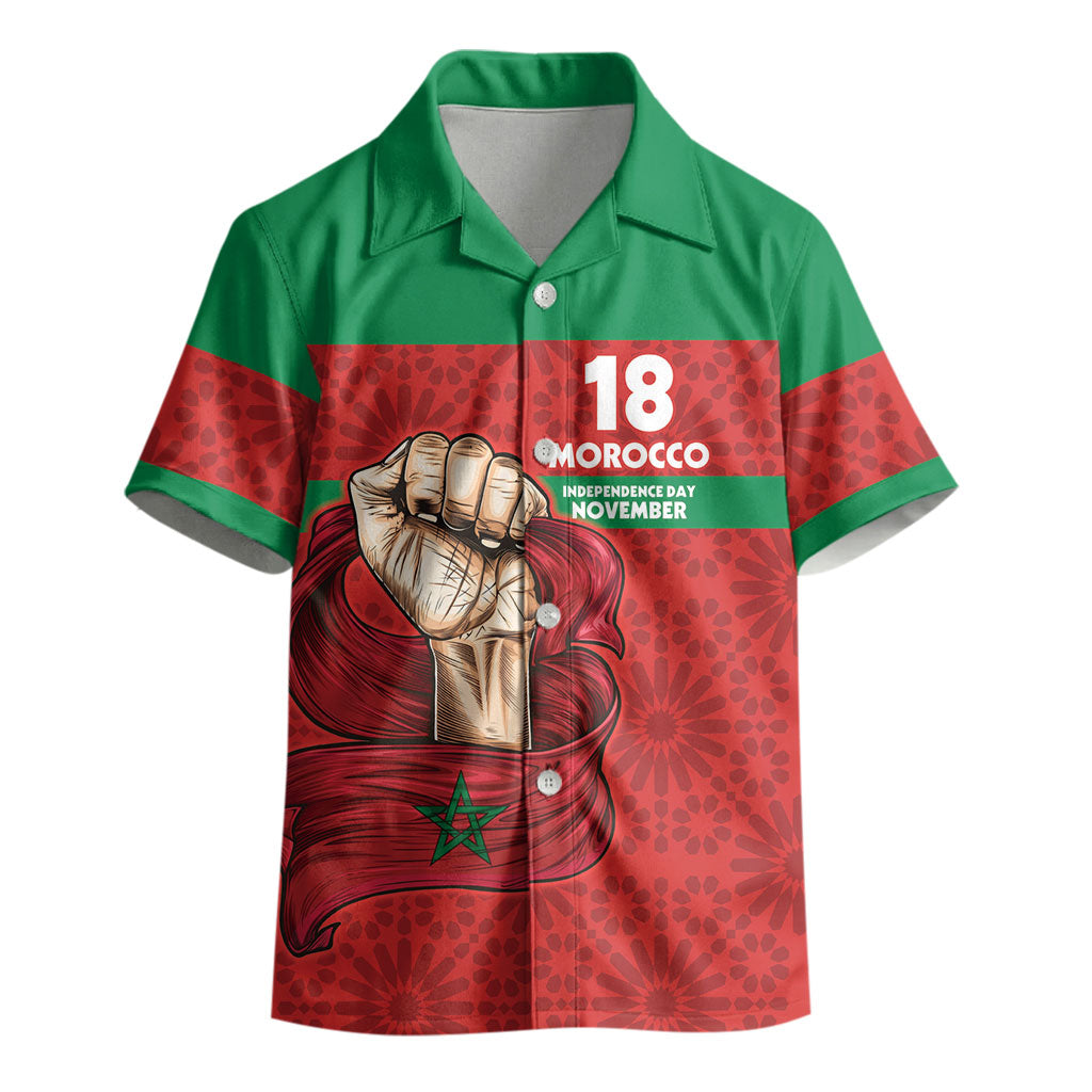 Morocco Independence Day 1956 Kid Hawaiian Shirt