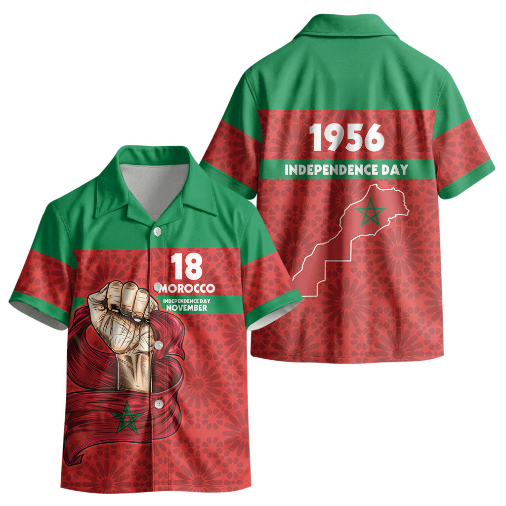 Morocco Independence Day 1956 Kid Hawaiian Shirt