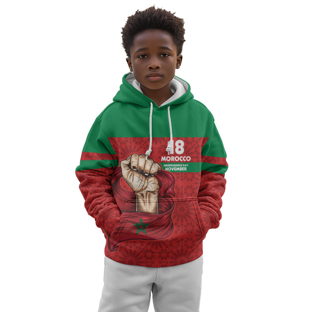Morocco Independence Day 1956 Kid Hoodie