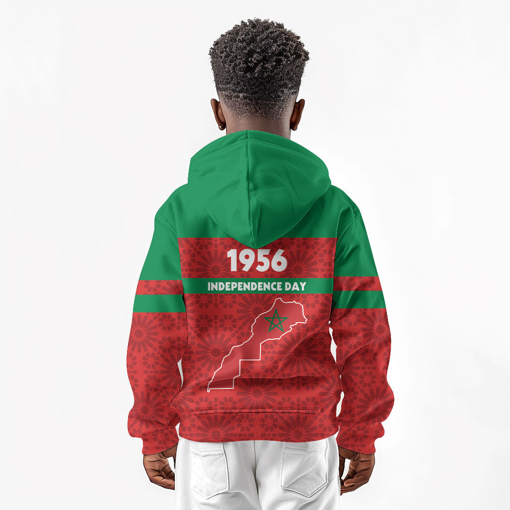 Morocco Independence Day 1956 Kid Hoodie