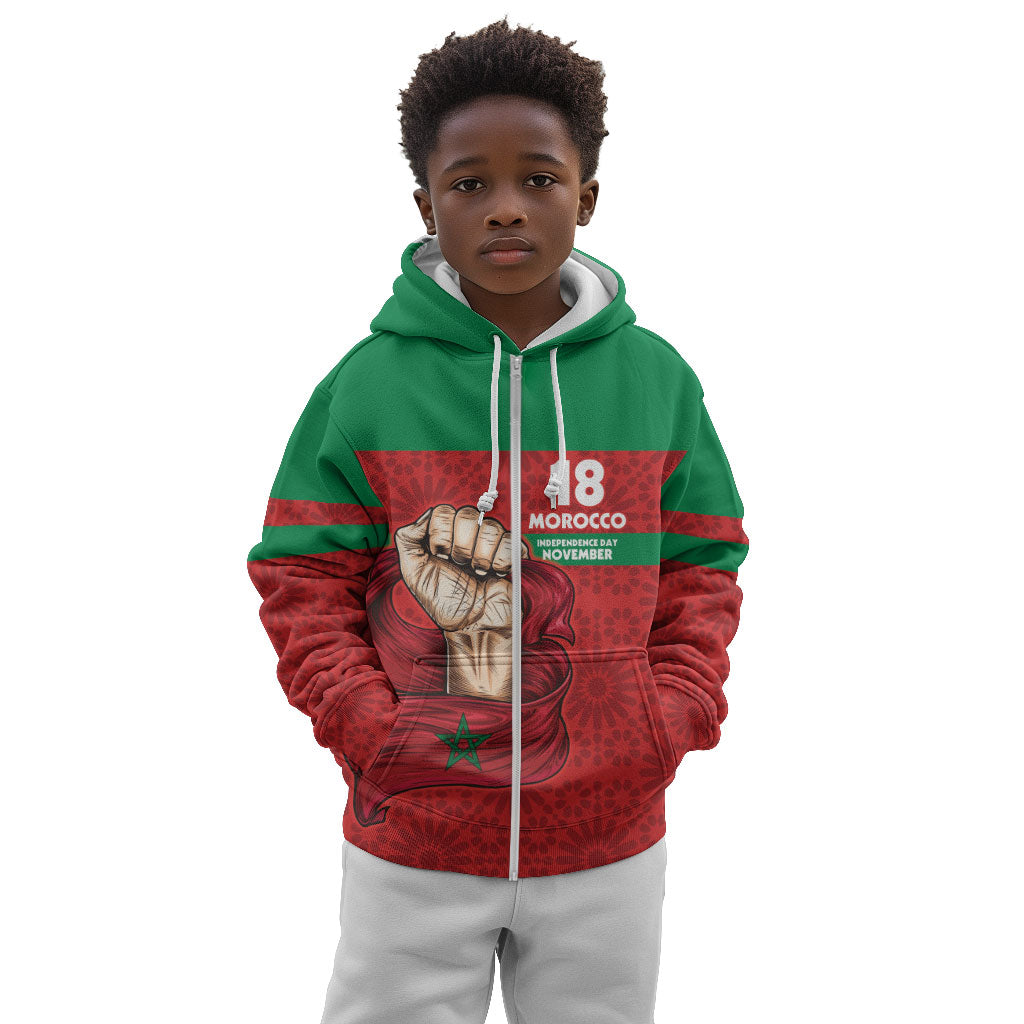 Morocco Independence Day 1956 Kid Hoodie