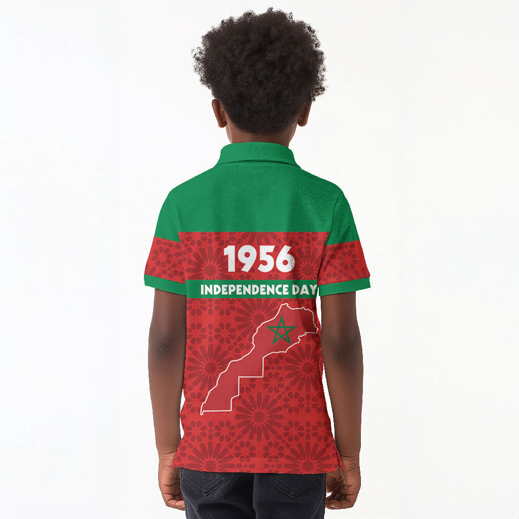Morocco Independence Day 1956 Kid Polo Shirt
