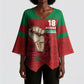 Morocco Independence Day 1956 Kimono Sleeve Blouse