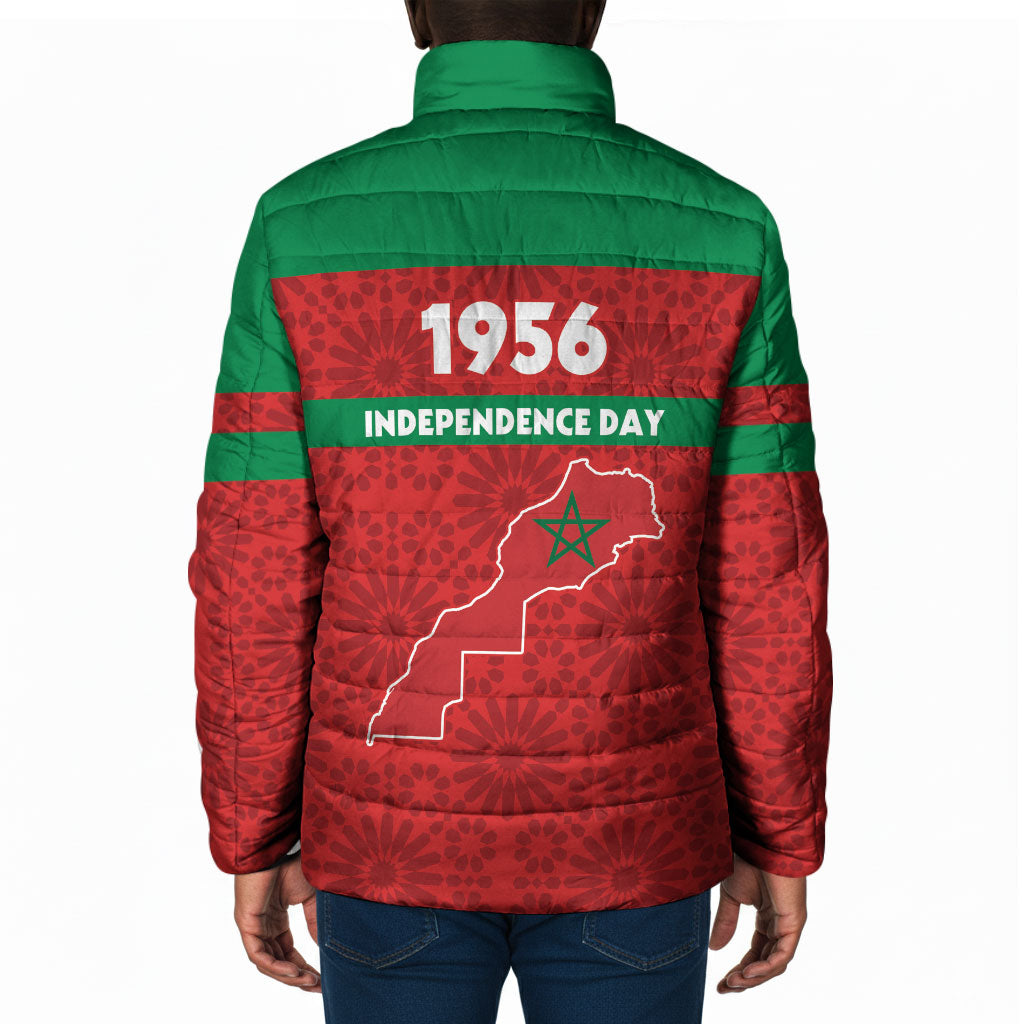 Morocco Independence Day 1956 Padded Jacket
