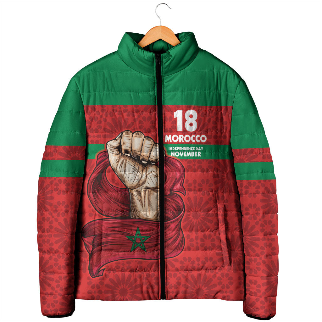 Morocco Independence Day 1956 Padded Jacket