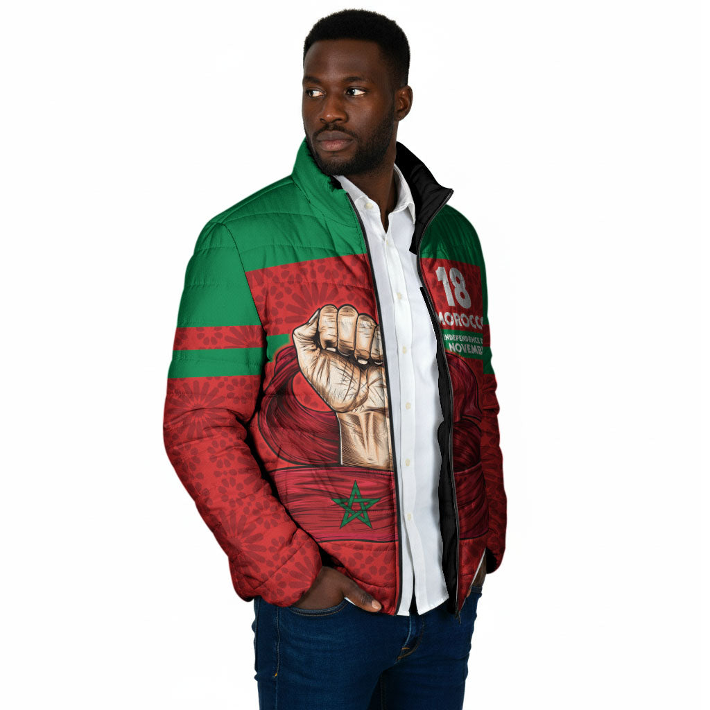 Morocco Independence Day 1956 Padded Jacket